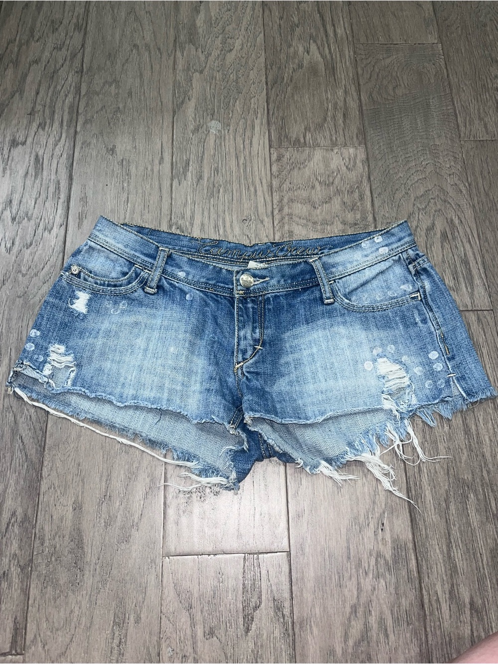 y2k Low Rise Jean Shorts